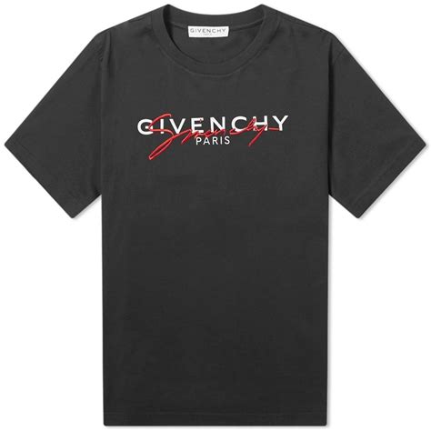 givenchy white t shirt with holes|Givenchy signature t shirt.